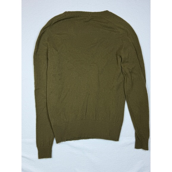Boden Olive Green Wool Blend Crew Neck Sweater Women Size US 10 - Picture 6 of 12